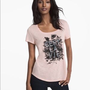 White House Black Market C’est La Vie T-Shirt